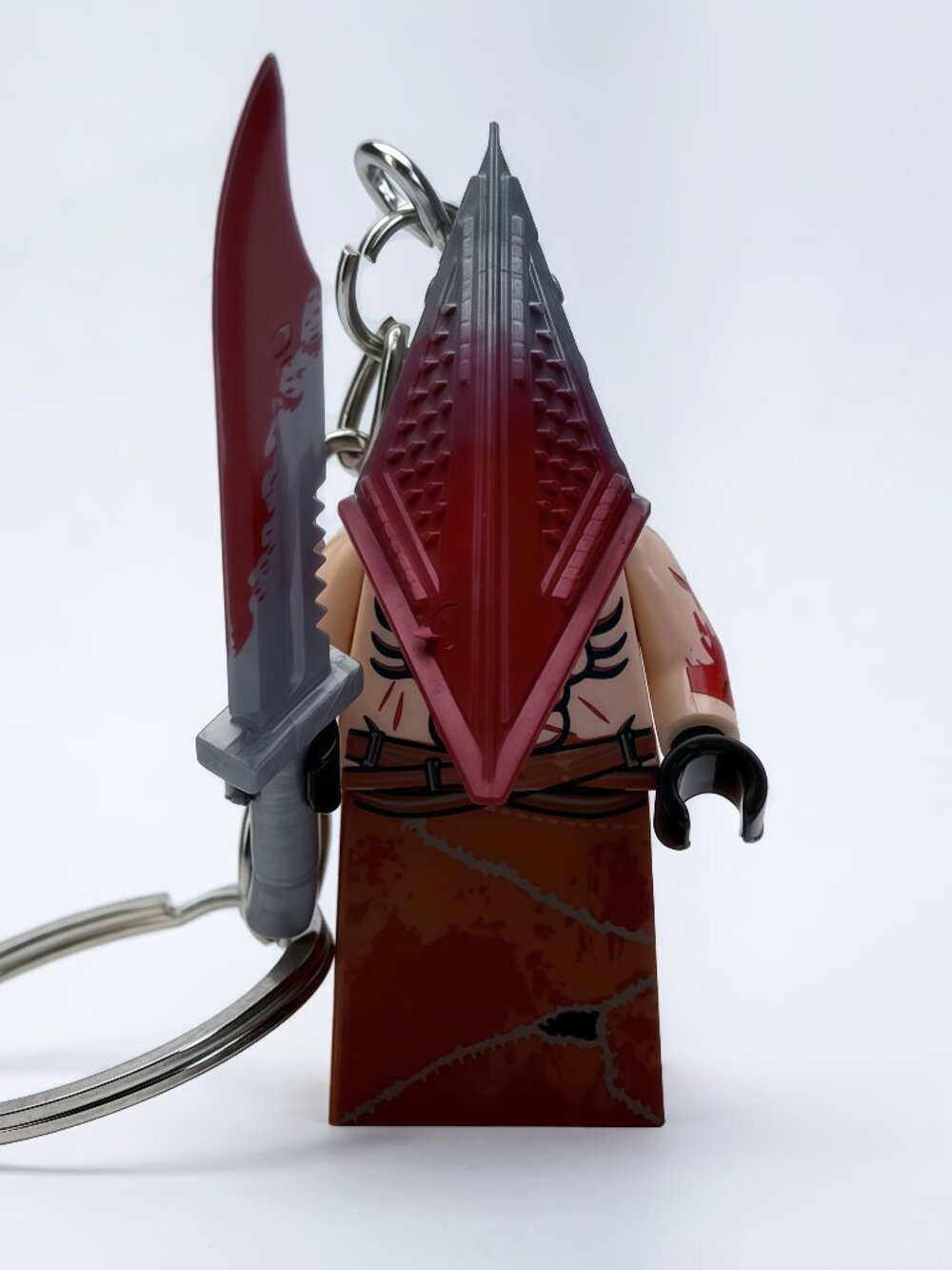 Silent Hill Pyramid Head Horror Minifigure Keychain Custom Collectible Figure